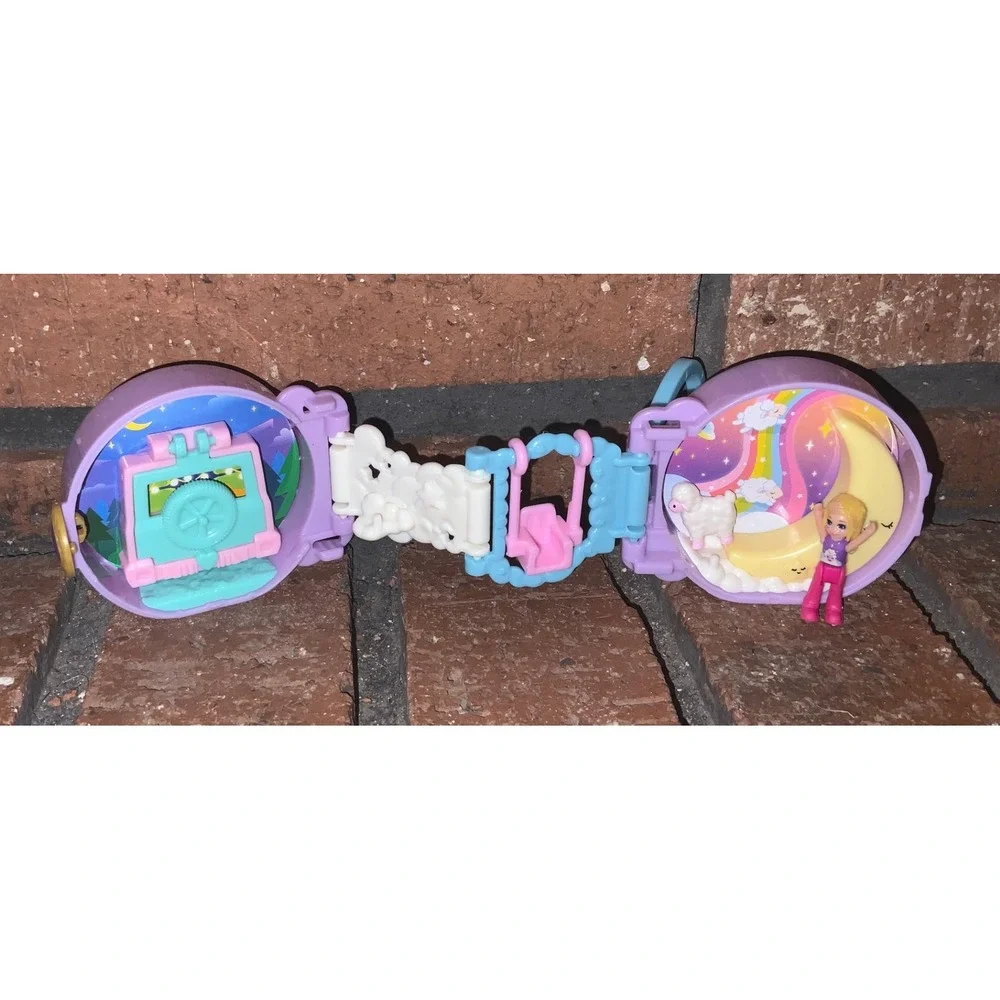 Mattel‎ Polly Pocket Purple Sheep Playset with Doll